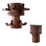 A040c Colgaropa Toledo 5 ganchos 28x14x40h copia scaled 1 Perchero Toledo A Pared