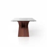 E054 Mesa Arado con vidrio 200x100x76h 2 Mesa Arado