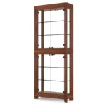 Aparador Expositor 85 tallado Cedro Vitrina Expositor Doble