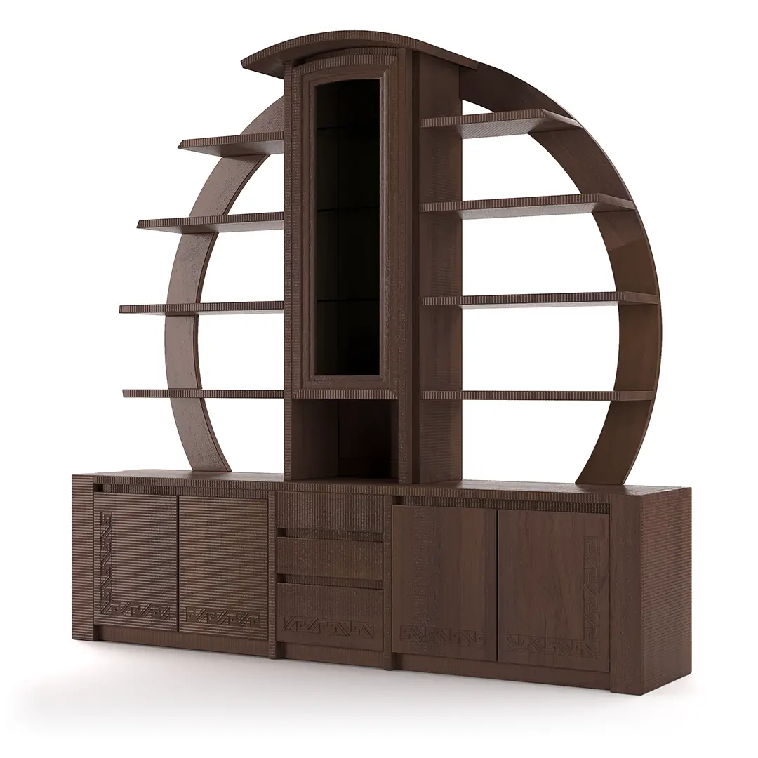 Aparador Horizonte Nogal Vitrina Horizonte 220