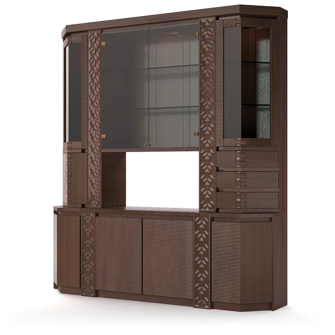 Aparador Lindas Torres 200 Nogal Vitrina Lindas Torres 200