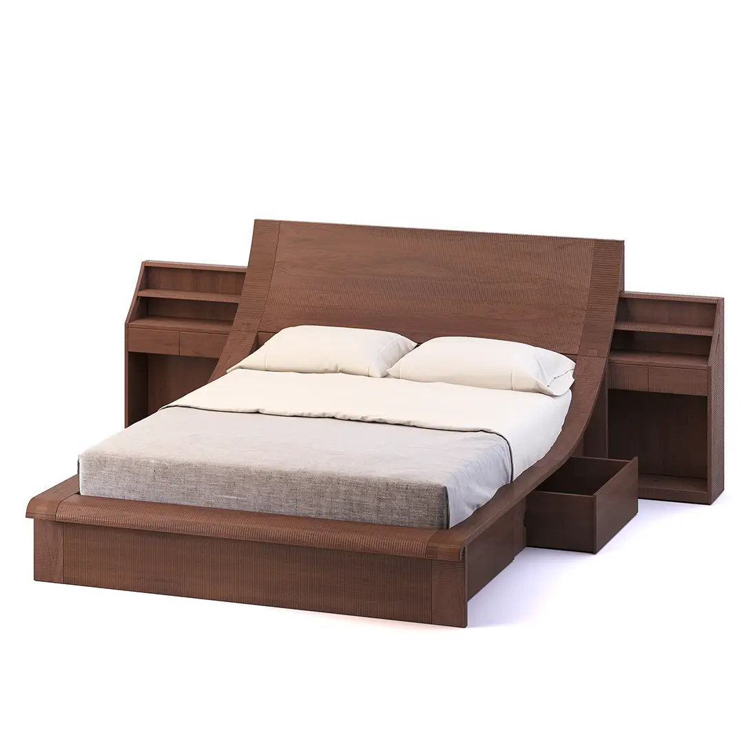 Cama Mar y Tierra QcVcC Nogal Cama Mar y Tierra