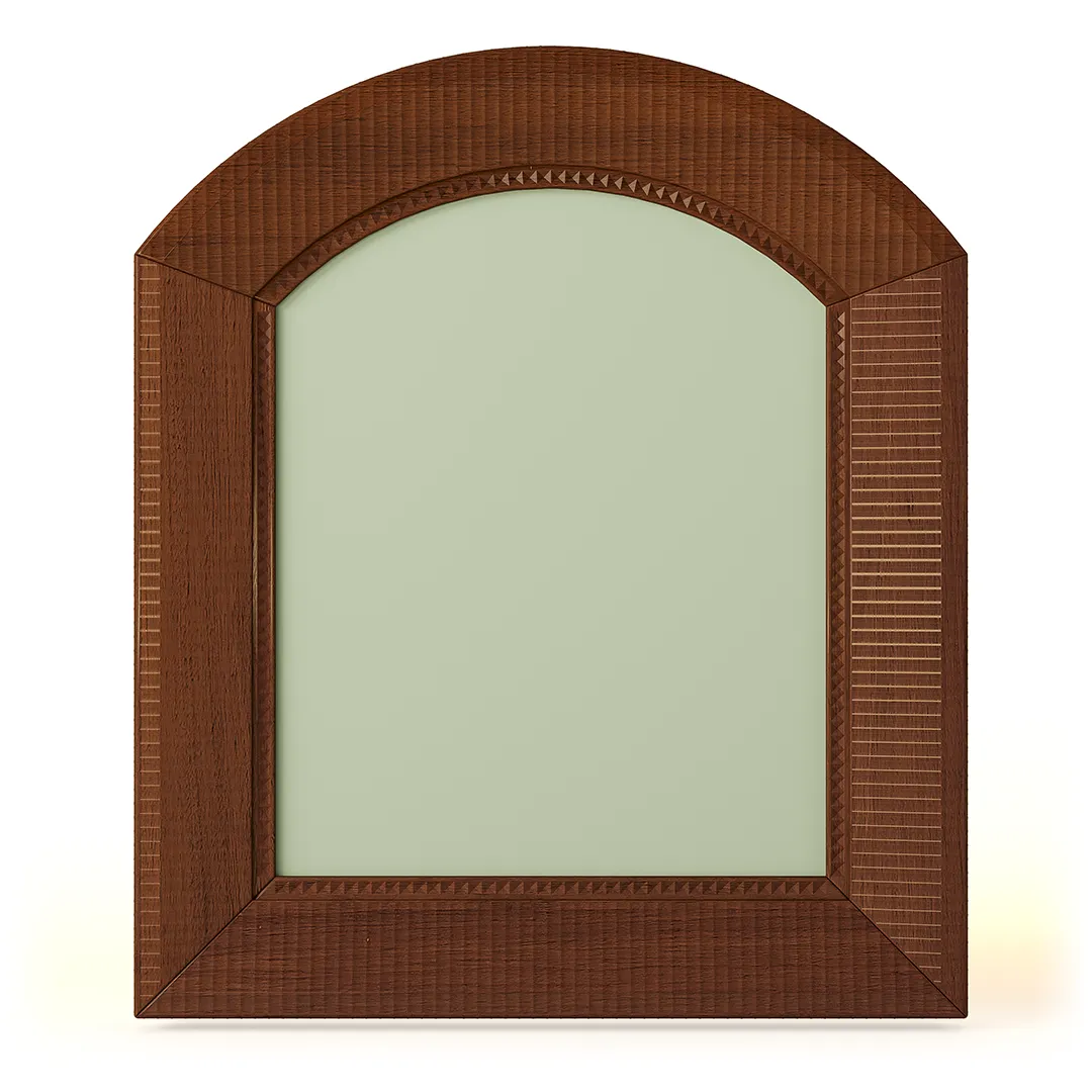 Marco Consola Nogal Espejo Consola