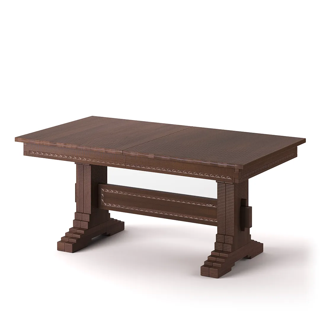 Mesa Ajedrez Alargable Nogal Mesa Ajedrez Alargable